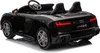 A black Audi R8 Spyder electric toy car for children, shown from a rear-diagonal angle on a white background. Produktbild-Vorschau