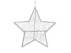 BELIANI Outdoor LED Weihnachtsbeleuchtung Silber Metall 58 Produktbild-Vorschau 4