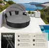 tectake® Rattan Sonneninsel Santorin widerstandsfähig Produktbild-Vorschau 2