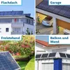 TTL HOME Solarmodul Halterung Alu 104cm 2er Set Produktbild-Vorschau 5
