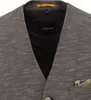 VENTI Herren Weste City V-Ausschnitt Casual Grün meliert 60 Produktbild-Vorschau 3