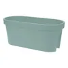 3.11 Pot de fleurs pour balcon OVAL - Couleur : VERT MINT - Voir les images du produit 1