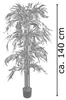 Decovego Künstlicher Bambus, Kunstpflanze, 140 cm, Produktbild-Vorschau 6