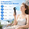Handventilator Mini 2-in-1, tragbar & klappbar, USB Produktbild-Vorschau 2