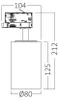 Braytron 3-Phasen LED Schienenstrahler 30W 3CCT 3000K-6000K Produktbild-Vorschau 7