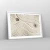 Gerahmtes Poster - Weißer Rahmen - Steine Figuren Sand - Produktbild-Vorschau 8