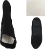 A top-down view of a black boot and a close-up of the boot's lining. Produktbild-Vorschau