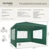 tectake® Pavillon Barinas 3 x 3 m, im Stecksystem Produktbild-Vorschau 5