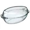 Owalne naczynie do pieczenia 2,8+1,8l 34x19,6cm szklane z Podgląd zdjęcia produktu 1