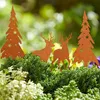 4 Stück Gartenstecker Beetstecker 2X Elch + 2X Produktbild-Vorschau 6