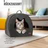 REAVET Schnurr-Oase Katzenhaus aus Filz – Katzenhöhle mit Produktbild-Vorschau 3