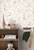 ESTAhome tapeta Toile de Jouy króliki zielony, różowy i Podgląd zdjęcia produktu 4