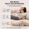 Nackenrollen Bezug 2er Set 15x40 cm – Nackenmassagekissen Produktbild-Vorschau 4