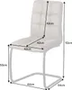 riess-ambiente Freischwinger Stuhl MODENA vintage taupe Produktbild-Vorschau 7