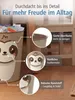 itenga Papierkorb Tiermotiv - FAULTIER - Kawaii Design - ca Produktbild-Vorschau 6