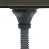 A close-up view of a sink drain and flexible hose. Produktbild-Vorschau