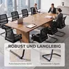 HOMCOM 2er-Set ergonomische Schreibtischstühle, Produktbild-Vorschau 6