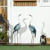 Outsunny 2er Set Gartenstatue Kraniche, 72,5/74 cm Produktbild-Vorschau 2