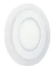 A white circular LED panel with concentric rings. Anteprima dell’immagine prodotto