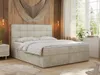 A bedroom scene with a bed, nightstand, and window. Produktbild-Vorschau