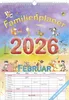 Calendrier familial Cartoon 2026 - Calendrier familial A3 Voir les images du produit 1