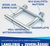 Zurrbügel U-Bügel 2500 daN 10 Stück Ladungssicherung Produktbild-Vorschau 2