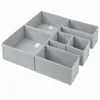 Aufbewahrungsboxen Stoffboxen 6er Set – Faltbar aus Produktbild-Vorschau 1