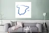 MuchoWow® Poster Illustration der Konturen von Spanien Produktbild-Vorschau 5