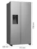 Hisense RS5P535NTCE Side-By-Side Kühl-Gefrier-Kombination, Produktbild-Vorschau 9