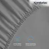 Komfortec 2er Pack Jersey Spannbettlaken 140x200 cm, 100% Produktbild-Vorschau 2