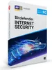 A product box for Bitdefender Internet Security software. Produktbild-Vorschau