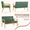 IROPRO Sofa 2 Sitzer, Couch Modern und Skandinavisch, Produktbild-Vorschau 6
