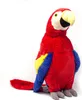 A plush toy parrot is shown sitting against a white background. Anteprima dell’immagine prodotto