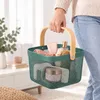 Relaxdays Aufbewahrungskorb, mit Henkel, Kleidung, Deko, Produktbild-Vorschau 3