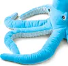 A close-up view of a blue plush octopus toy. Náhľad obrázku produktu