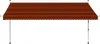 vidaXL Store rétractable manuel 400 cm orange et marron Voir les images du produit 2