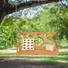 GOPLUS Hängebank, Gartenschaukel aus Massivholz bis 240kg Produktbild-Vorschau 2