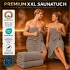 Komfortec Saunatuch 100x200 cm XXL, 100% Baumwolle, 500 Produktbild-Vorschau 2