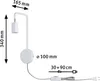 Paulmann Wandlamp Calvani, fitting E27, max. 40W Productafbeelding-voorbeeld 4