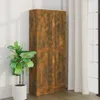 vidaXL Bücherschrank Räuchereiche 82,5x30,5x185,5 cm Produktbild-Vorschau 2
