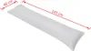 A white body pillow is shown diagonally against a white background, with red measurement lines indicating its dimensions. Náhľad obrázku produktu