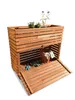 Multibox Hochbeet Holz 92x32x80cm mit Stauraum & Rollen Produktbild-Vorschau 12