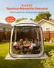 SucceBuy Campingzelt 182,88x182,88x219,4 cm, Zelt für 4-6 Produktbild-Vorschau 3