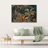 Toile « Palmiers dans un paysage jungle » 90 x 60 Feeby Voir les images du produit 2