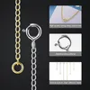 6 Stück Kettenverlängerung Silber Ketten Verlänger Schmuck Produktbild-Vorschau 4