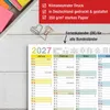 Tafelkalender 2027 Bunt DIN A4 3er Set Halbjahreskalender Produktbild-Vorschau 4