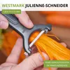 Westmark Julienne-snijder, groenteschiller "Black Edition" Productafbeelding-voorbeeld 2