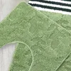 Badteppich Set 2-tlg. Oliv - Badezimmer Teppich Rutschfest Produktbild-Vorschau 8