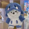 Orsacchiotto di peluche da 30 cm con costume da squalo - Anteprima dell’immagine prodotto 5