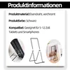 Metall Buchständer 6er Set, verstellbare & faltbare Produktbild-Vorschau 3